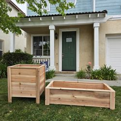 Cedar Planter Boxes