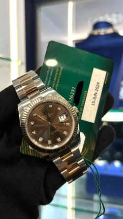 Rolex Datejust 41MM Diamond Dial Two Tone on Oyster Bracelet