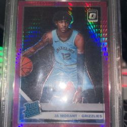 Ja Morant Hyperpink Rookie Card