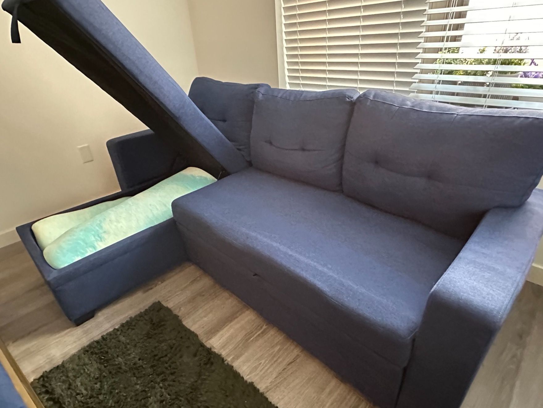 Modern Sectional Sleeper W/ Storage
