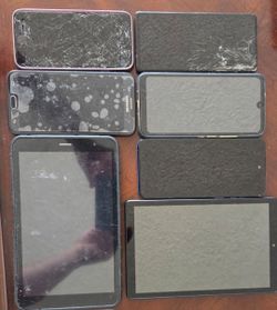 Bulk Phones & Tablets Lot — iPhone, Samsung, Google, Motorola — AS IS