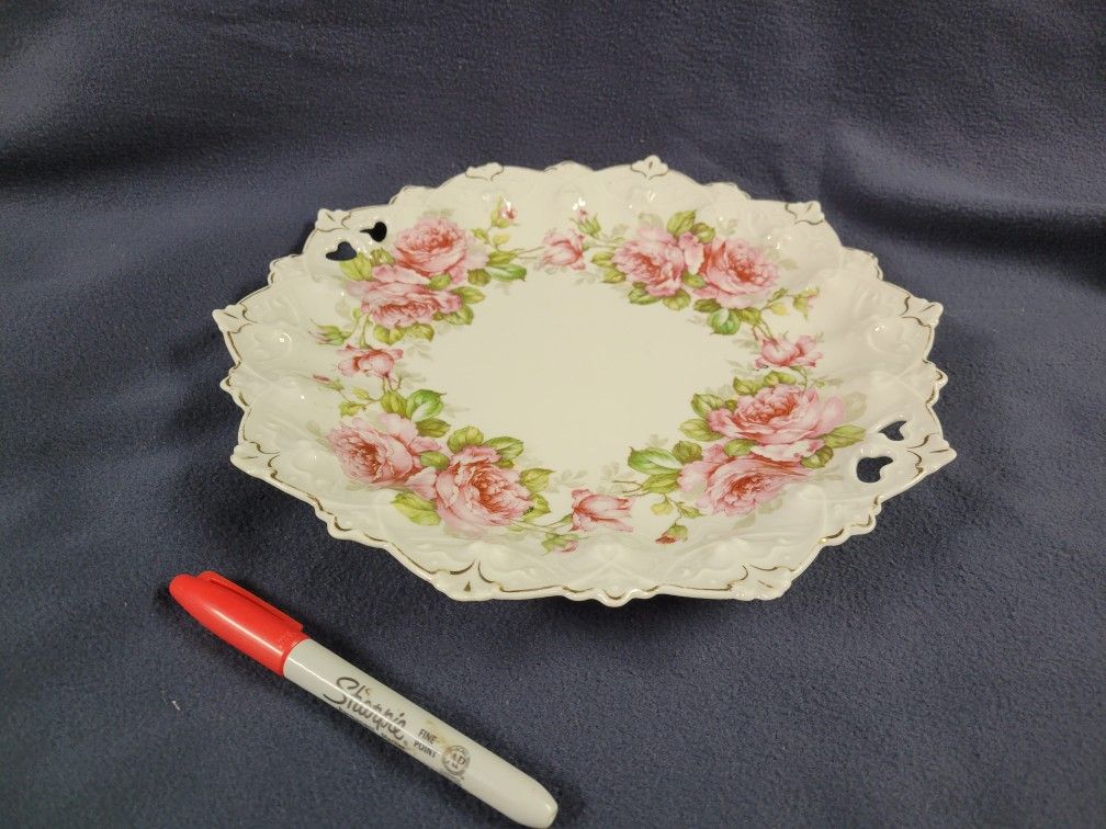 M Z Austria China Serving Dish Pattern 1044 Roses