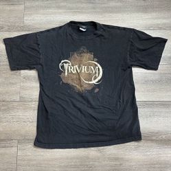 Y2K Trivium Tour T-Shirt 2007 Size XL Artimonde Heavy Metal Band 