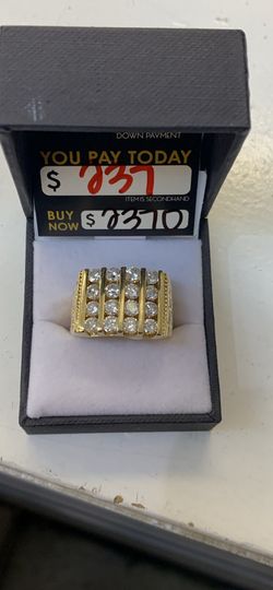 14k Diamond Nugget Ring