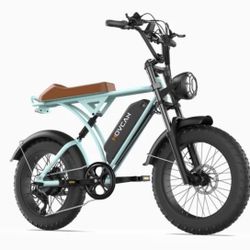 Movcan V60 PRO 1500W Peak Electric Bike - 60V 18Ah Removable Battery, 33 MPH & 80‑Mile Range, Full Suspension, Dual Hydraulic Brakes E-Mountain Bike, 