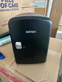 Black Portable Mini Fridge with Handle