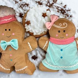 Gingerbread Plushy Pillow