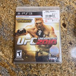 UFC Undisputed 2010 (Sony PlayStation 3, 2010)