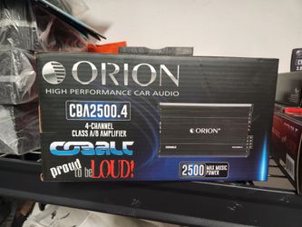 New!! Orion COBALT 2500w 4ch Amplifier