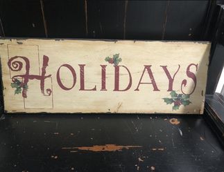 Christmas Sign ‘Holidays’