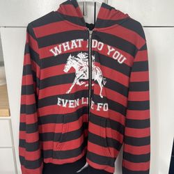 Prkj3ctninetynine zip up hoodie size S