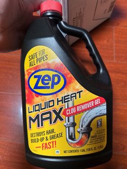Zep Liquid Heat Max Clog Remover Gel 1 Gallon