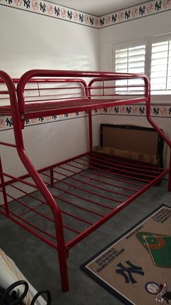 Bunk bed frame