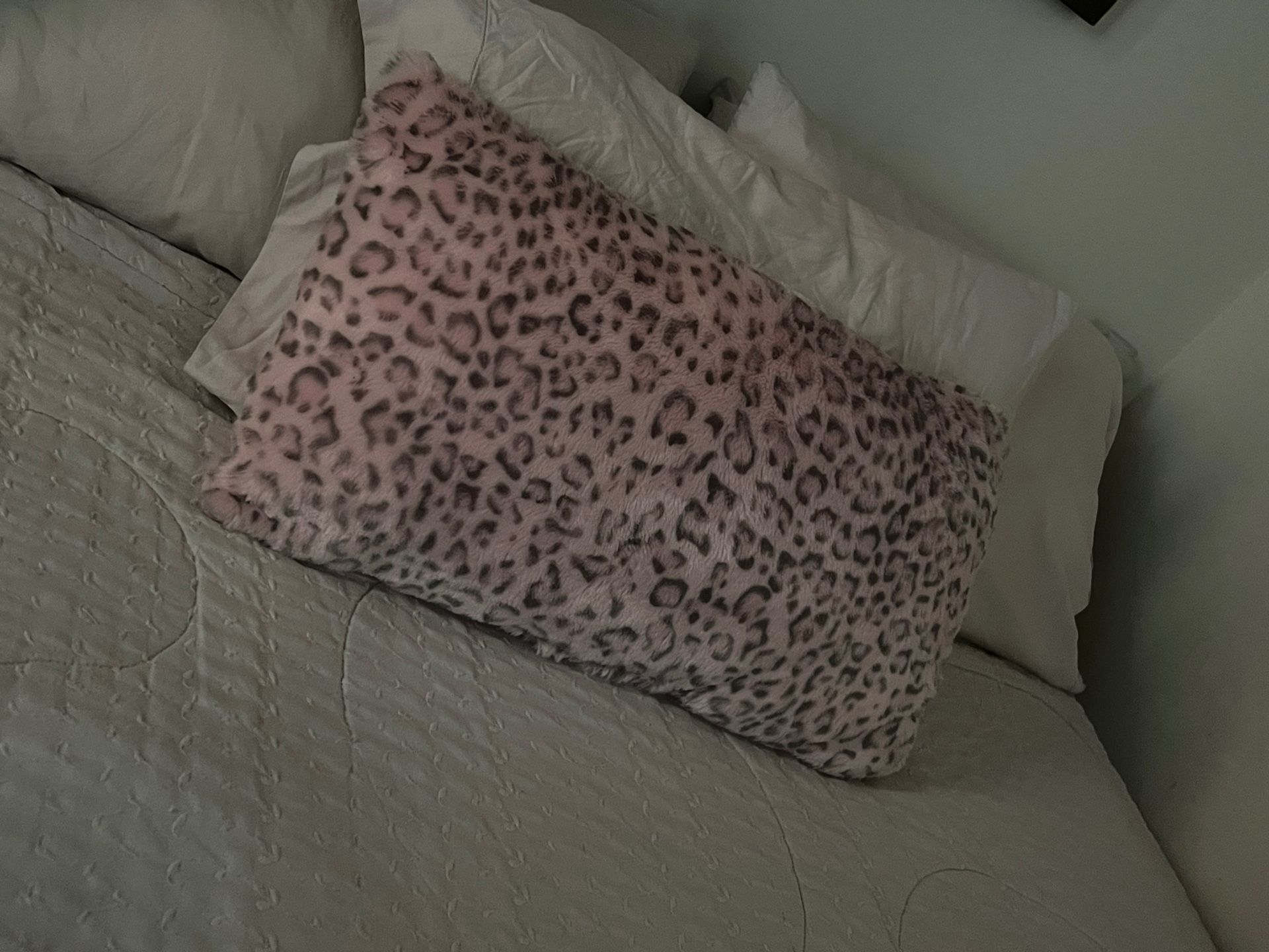 Pink Cheetah Print Pillow