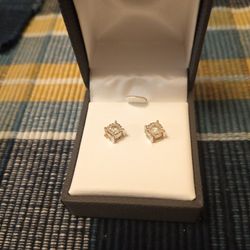 14 K 1 cttw Ear Rings 