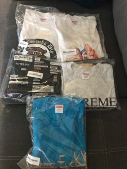 Supreme FW18 Week 1 T shirts Size Large