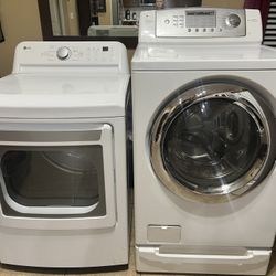 washer and electric dryer LG
