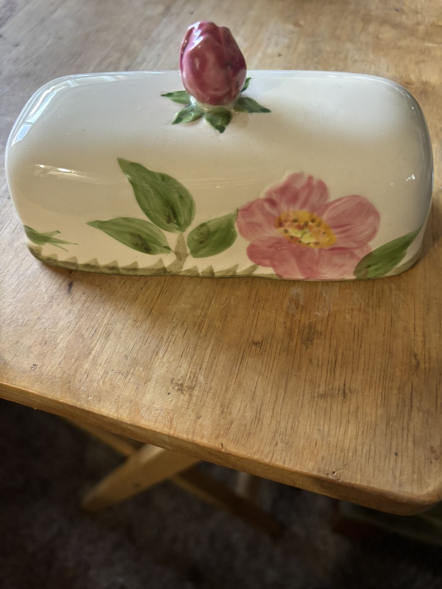 Desert Rose Butter Dish Lid Only