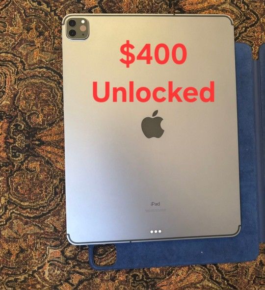 iPad Pro (12.9-Inch) 128gb (4th Generation) 🚨Wi-Fi + Cellular🚨 Unlocked any sim card Verizon T-Mobile AT&T Cricket MetroPCS