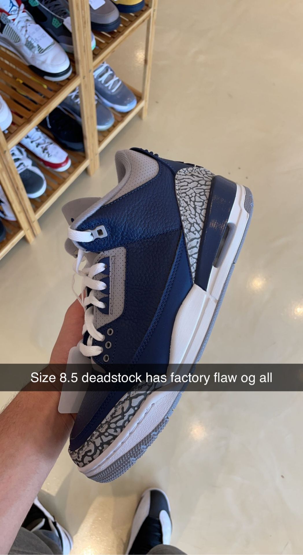 Air Jordan Retro 3 “Georgetown” Size 8.5 OG ALL