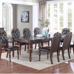 Brand New Dining Table Set With 8 Chairs 