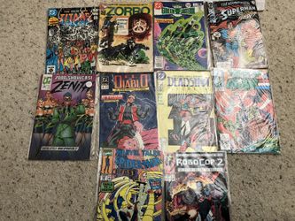 40 Marvel and DC comics with others