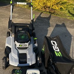 EGO Power Electric 21” Cordless Lawnmower + 2 Batteries
