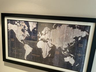 World Map Painting