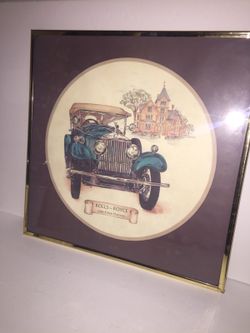 Vintage Rolls Royce 1926 Phantom painting very nice