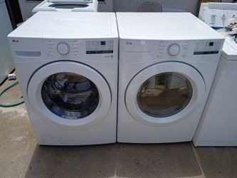 LG washer and Electric dryer