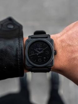 Bell Ross Phantom ~ Blacked out Edition automatic pilot watch