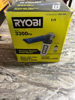 RYOBI pressure washer