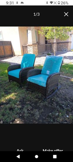 Patio rocking chairs patio rockers outdoor patio chair set brand new patio furniture sillas mesadoras ✅🆕☑️