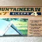 Coleman mountaineer IV 9x7 tent, sleeps 4 In Excellent Condition 