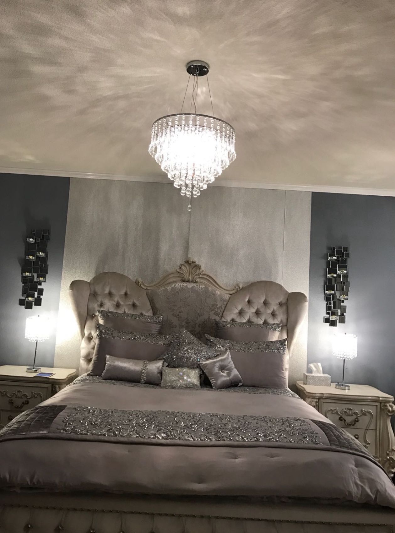 Luxury Gray Color Bedding