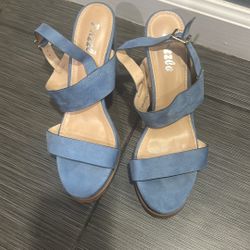 Pazzle Light Blue Heels 