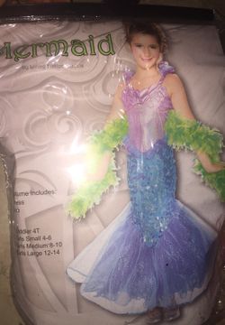 Mermaid costume size 8-10