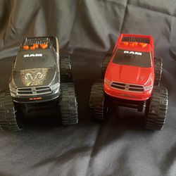 Two Dodge Ram Toys