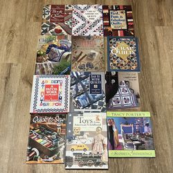 Lot Of 12 Books Crafts Sewing Quilt Home Decor Toys Reference 