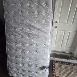Twin-size mattress.