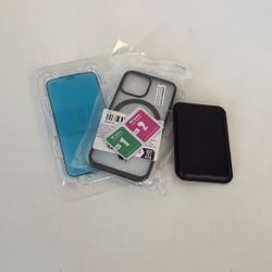 Brand New Case For iPhone 12 Mini With Screen Protector And A MagSafe Wallet.