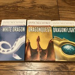 Anne McCaffrey Dragon Riders Of Pern Book Lot, 3 Book Series