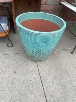 Large Pottery Flower Pot Planter 15"