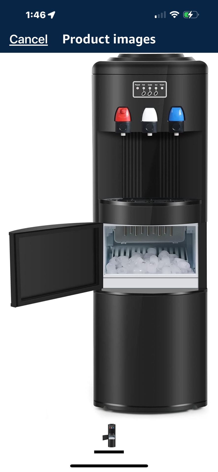 Icepure 3-1 Water Cooler Dispenser and Ice Maker