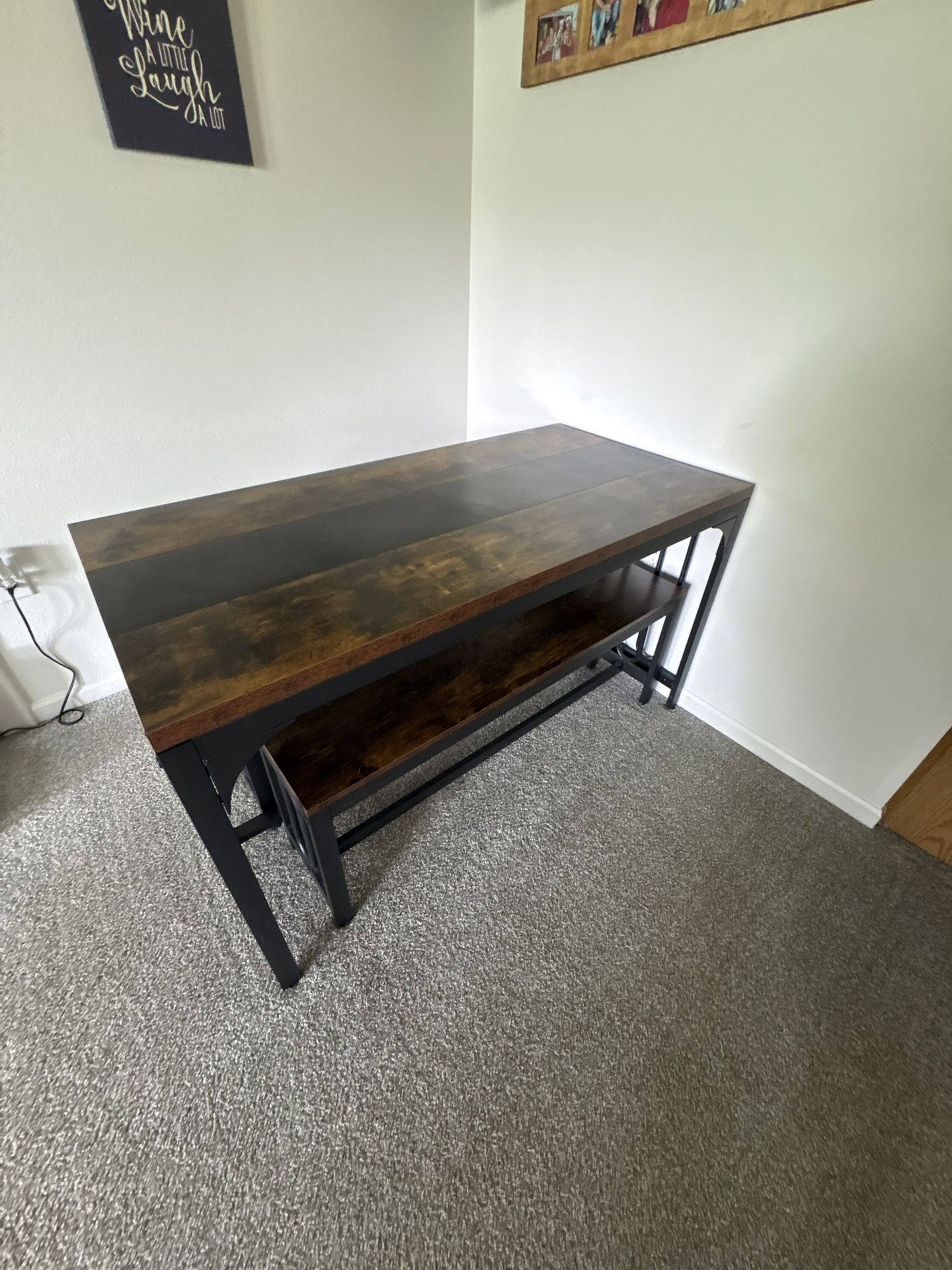 Rustic Brown Dining Table!