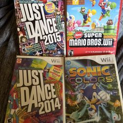 WII GAMES DISCS