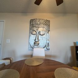 Z Gallerie Large Buddha Wall Art – Silver
