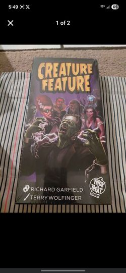 CREATURE FEATURE GAME TRICK OR TREAT STUDIOS RICHARD GARFIELD  oop board game new