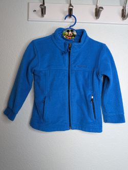 Columbia Toddler Fleece Jacket Blue Full Zip Pockets Size 3T