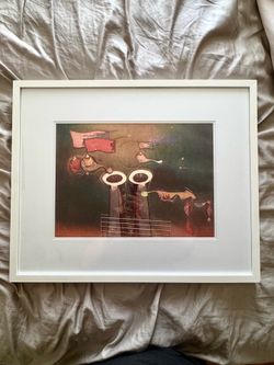 SURREAL WATERCOLOR LITHOGRAPH